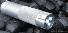 3xLEDs ALU. Pocket Torch (silver)