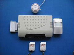 Wireless/wired GSM home alarm system