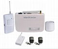 Economical wireless/wired GSM home alarm