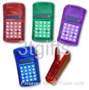 Mutil color plastic CALCULATOR clip