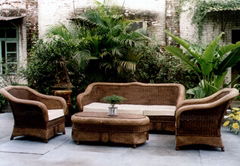 4pcs rattan sofa set