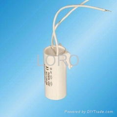 Fluorescent lighting capacitors