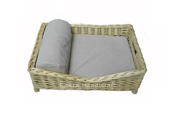 Willow Wicker Dog Bed