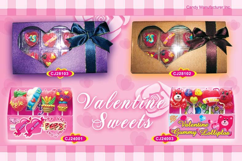 Valentine sweets pops