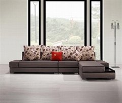 upholstered modern fabric leisure sofa