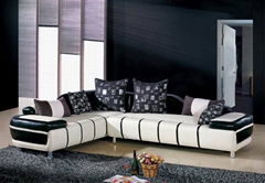 sofa, leather sofa, modern sofa, L sharp sofa, stylish living room furniture 808