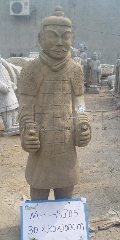 Stone carving-warrior 5