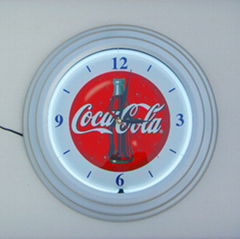 neon clock