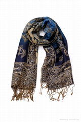 PASHMINA SILK SCARF