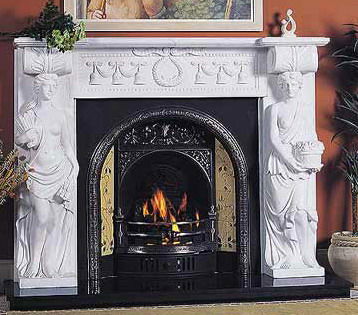 Marble Fireplace mantel 3