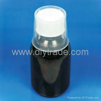 Amber PET syrup bottles 3