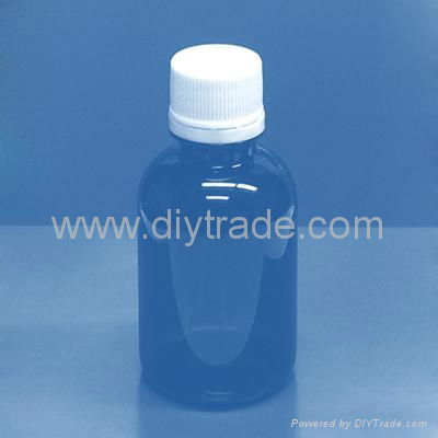 Amber PET syrup bottles 5