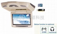 9inch flip down DVD player with TV