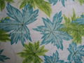 CVC Printed Fabric with Burn out Design