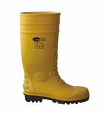 pvc safety boots