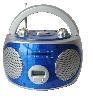 AM/FM portable radio with LCD clock and disco lights