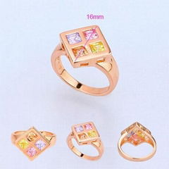 Imitation jewelry.Brass Gold-Plated  ring