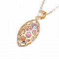 Imitation jewelry.Brass Gold-Plated Pendant 2