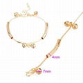 Imitation jewelry.Brass Gold-Plated Anklet 1