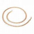 Imitation jewelry.Brass Gold-Plated Necklace 2