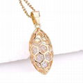 Imitation jewelry.Brass Gold-Plated Pendant 4