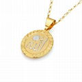 Imitation jewelry.Brass Gold-Plated Pendant 4