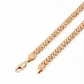 Imitation jewelry.Brass Gold-Plated Necklace 3
