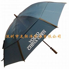 30"*8k Automatic Opening Twin Ribs Golf Umbrella