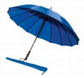 30"*8k Automatic Opening Twin Ribs Golf Umbrella  2