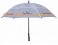 Automatic Opening Fibre Frame stick Umbrella  2