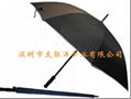 Automatic Opening Fibre Frame stick Umbrella  3