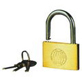 Polishing Brass Padlock