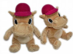 plush animal toy-hippo