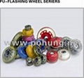 various flashing PU wheels