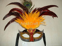 feather mask