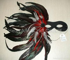 feather mask