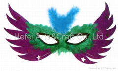 feather mask