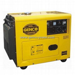 Portable silent diesel generator