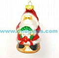 Glass Santa Claus 4