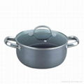 hard-anodized aluminium saucepot