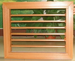 pvc louver shutter window