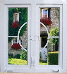 PVC outward casement window with crank and moquito screen