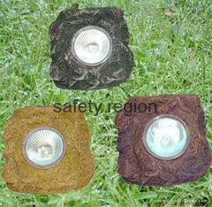 solar stone light