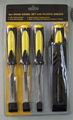 4pc wood chisel set