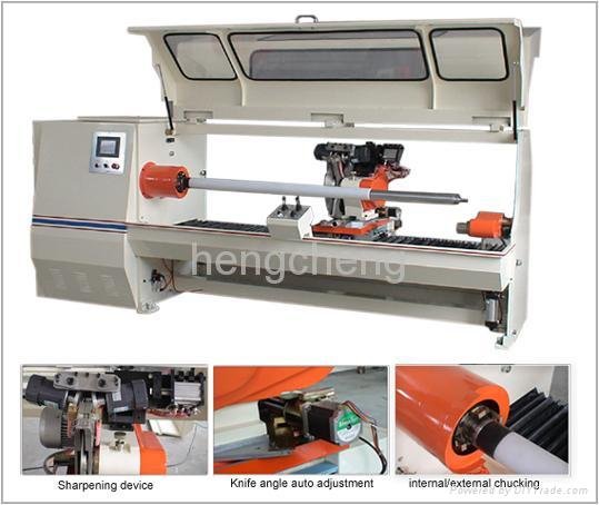 Log Lathe Automatic Slitter machine (slitting Machine) 3
