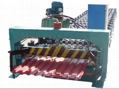 rolling shutter panel forming machine