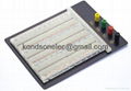 2390 tie points tranparent solderless breadboard with aluminum bottom board