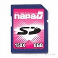 SD CARD 8GB  150X