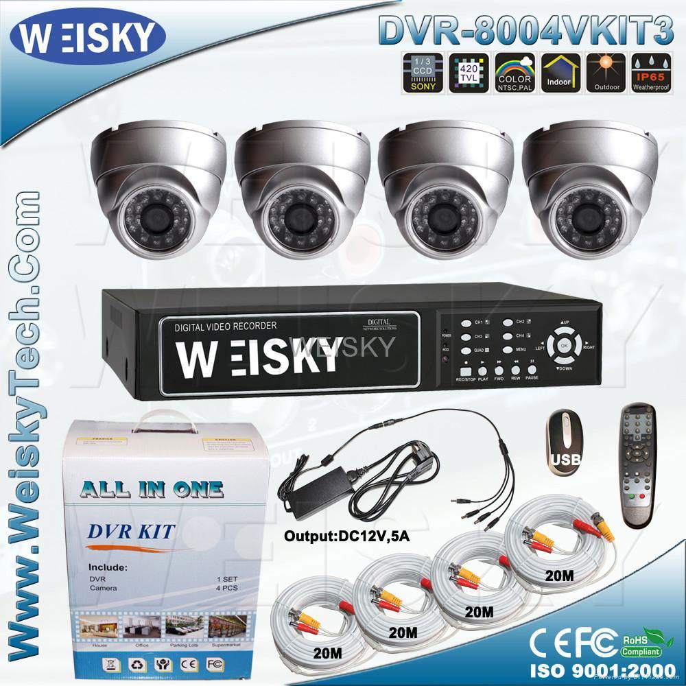 CCTV 4CH DVR KITS 3
