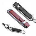 Sell USB flash drive with genuine leather case